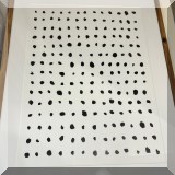 A37. Framed abstract print. 